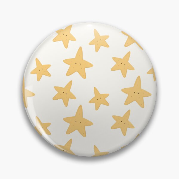 Item preview, Seaside Starfish Pattern Cute Yellow Ocean Print designed and sold by Porpor Artwork.