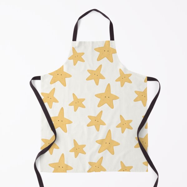 Item preview, Seaside Starfish Pattern Cute Yellow Ocean Print designed and sold by Porpor Artwork.
