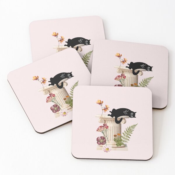 Item preview,  Retro Kitten Vintage Botanical Vintage Outdoor designed and sold by MarcelooArt.