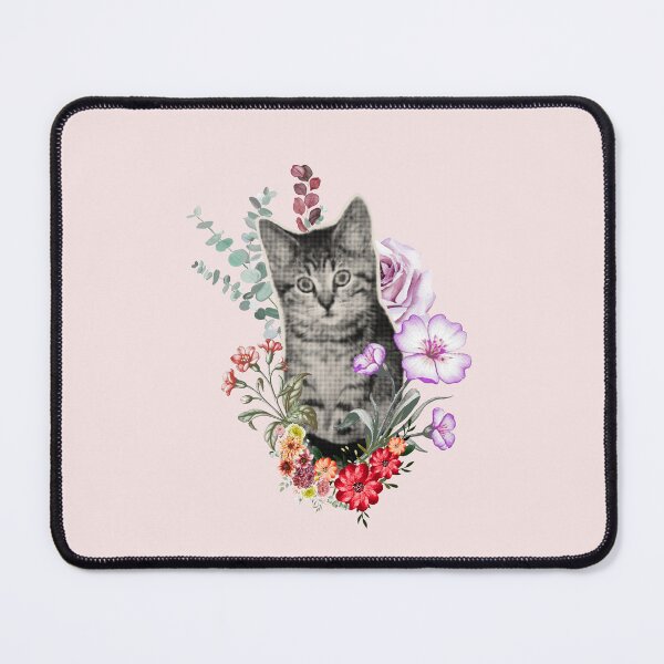 Item preview, Retro Kitten Vintage Botanical Vintage Outdoor designed and sold by MarcelooArt.