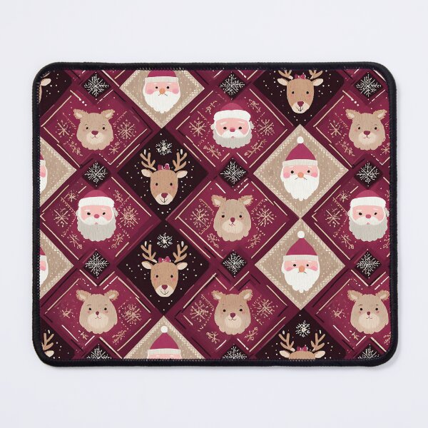 Item preview, Santa, Reindeer & Bear Pattern designed and sold by Lili-Raes' Shoppe.