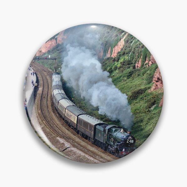 Item preview, Clun Castle steam traim leaving Dawlish in South Devon designed and sold by rosiephotos.