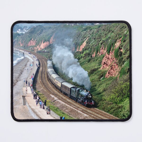 Item preview, Clun Castle steam traim leaving Dawlish in South Devon designed and sold by rosiephotos.