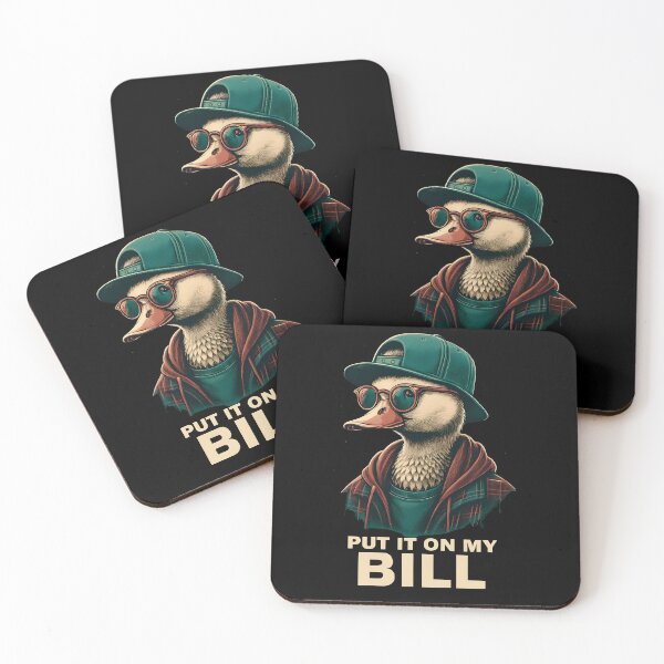 Item preview, Put It On My Bill – Cool Duck with Backwards Hat designed and sold by ArtbyCrystal.