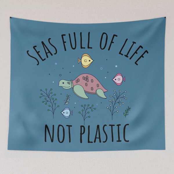 Item preview, Seas Full of Life not Plastic designed and sold by dk80.