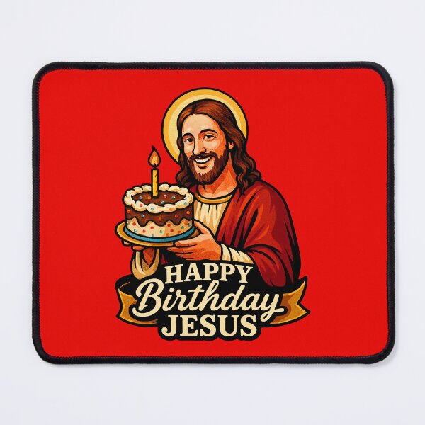 Item preview, Happy Birthday Jesus Birthday Cake designed and sold by plushism.