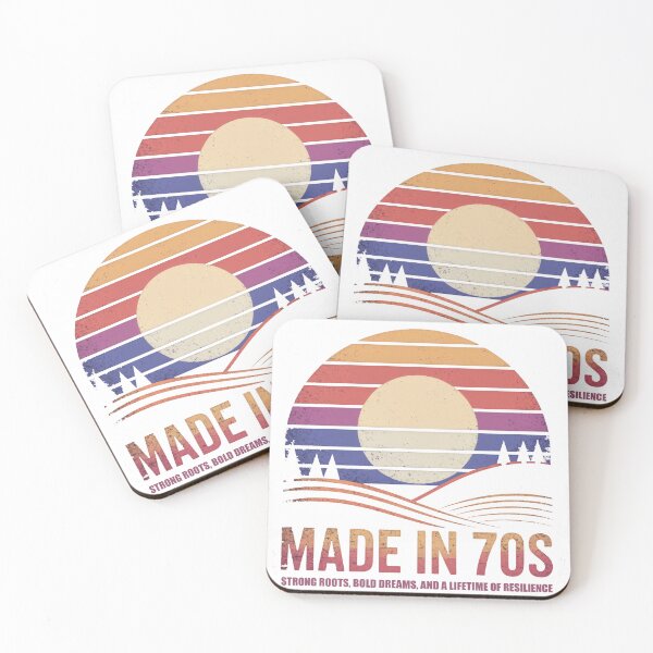 Item preview, Made in 70s Strong Roots Bold Dreams – Inspirational Quote designed and sold by TextMood.