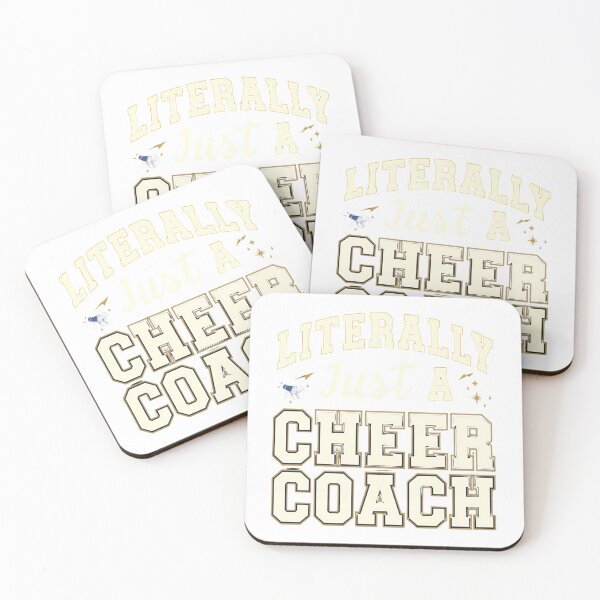 Item preview, Literally Just A Cheer Coach T-Shirt | Funny Cheer Coach Tee | Retro Bow Cheerleading Aesthetic designed and sold by GAIDREDA.