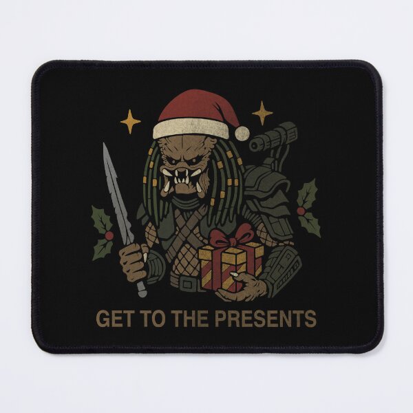 Item preview, Predator Christmas Get To The Presents designed and sold by ChunkByChunk.