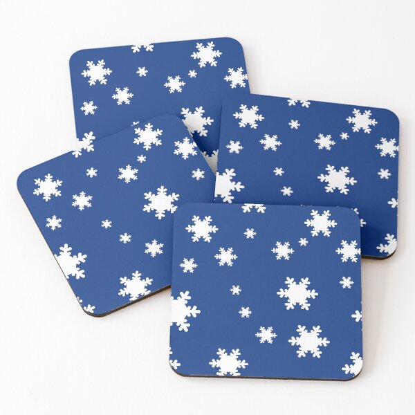 Item preview, Snow Flakes on dark blue designed and sold by TerenceLacey.