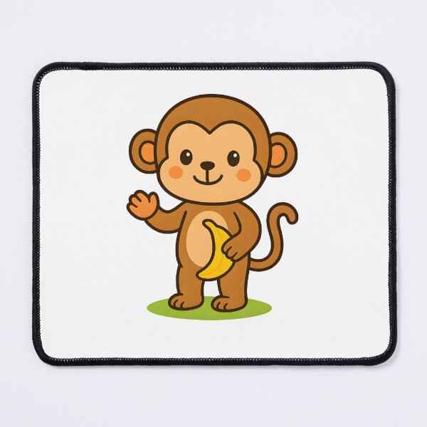 Item preview, Baby Monkey – Cute Jungle Character designed and sold by UmniTok.