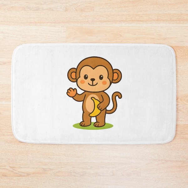 Item preview, Baby Monkey – Cute Jungle Character designed and sold by UmniTok.