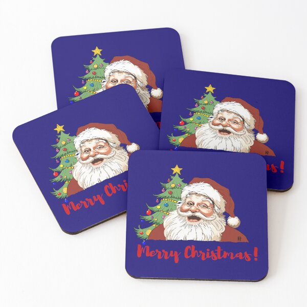 Item preview, Santa Claus with a Christmas tree designed and sold by FromJack.
