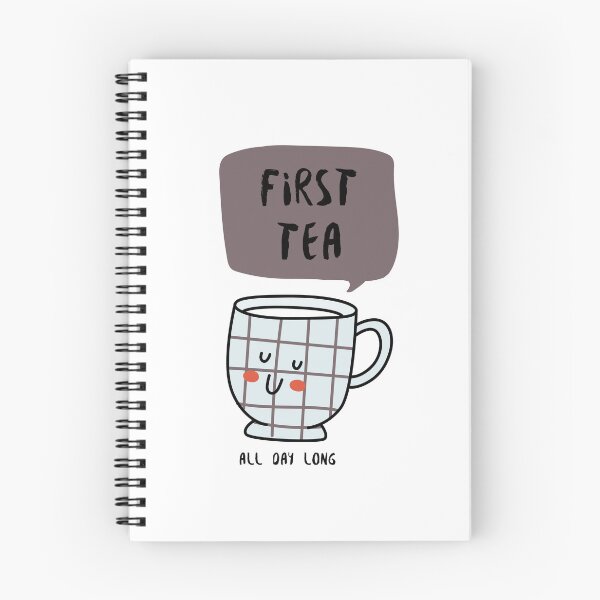 Item preview, First Tea (Thirsty) Pun Design designed and sold by TalkTee Me.