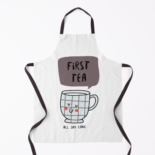 Item preview, First Tea (Thirsty) Pun Design designed and sold by TalkTee Me.
