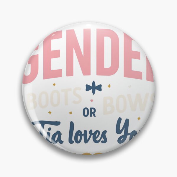 Item preview, Keeper Of The Gender Boots Or Bows Tía Loves You T-Shirt | Gender Reveal Auntie Tee | Cute Baby Announcement Outfit designed and sold by GAIDREDA.