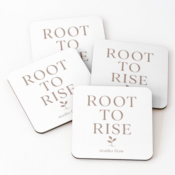 Item preview, Root to Rise Yoga Shirt | Minimalist Wellness Tee | Studio Flow Collection designed and sold by PapaAli.