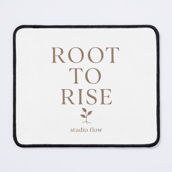 Item preview, Root to Rise Yoga Shirt | Minimalist Wellness Tee | Studio Flow Collection designed and sold by PapaAli.