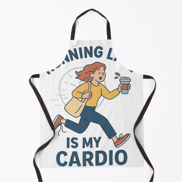 Artikelvorschau, Zuspätkommen ist mein Cardio-Training – Lustige, nachvollziehbare Lebensgestaltung entworfen und verkauft von Laughprints.
