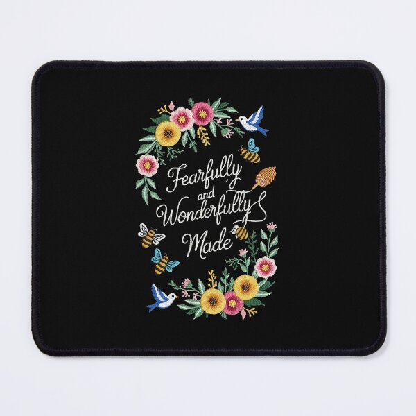 Item preview, Fearfully and Wonderfully Made Christian Motivation | Psalm 139:14 Scripture Art | designed and sold by NoviaRobert.
