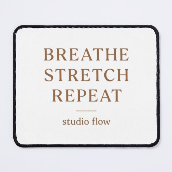 Item preview, Breathe Stretch Repeat Tee | Yoga and Pilates Shirt | Studio Flow Collection designed and sold by PapaAli.