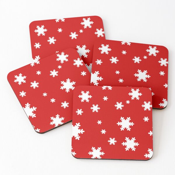 Item preview, Copy of Snow Flakes on Red designed and sold by TerenceLacey.