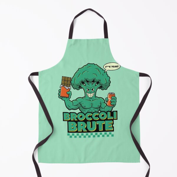 Item preview, Broccoli Brute - Funny Strong Vegetable Cartoon designed and sold by AwesomeBeyondLimits.