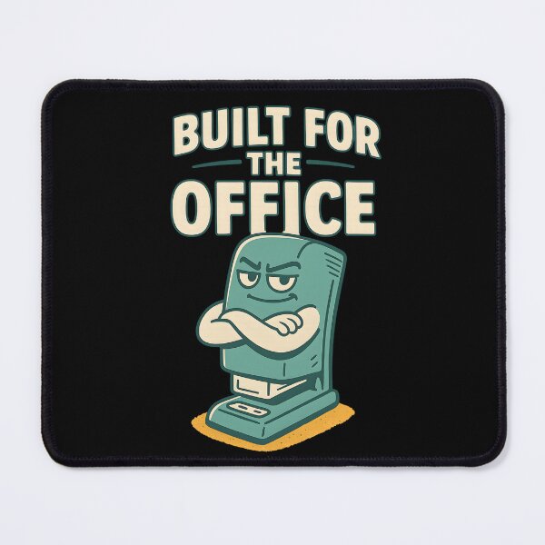 Item preview, Built For The Office – Retro Boss Tacker Cartoon designed and sold by Hischers Solution.