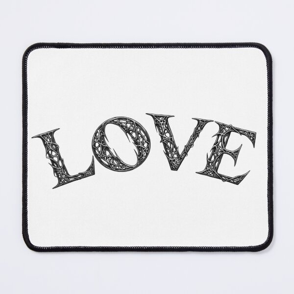 Item preview, Biomechanical LOVE Typography – Futuristic Organic Mesh Word Art | Sci-Fi 3D Design designed and sold by Smart Buds.