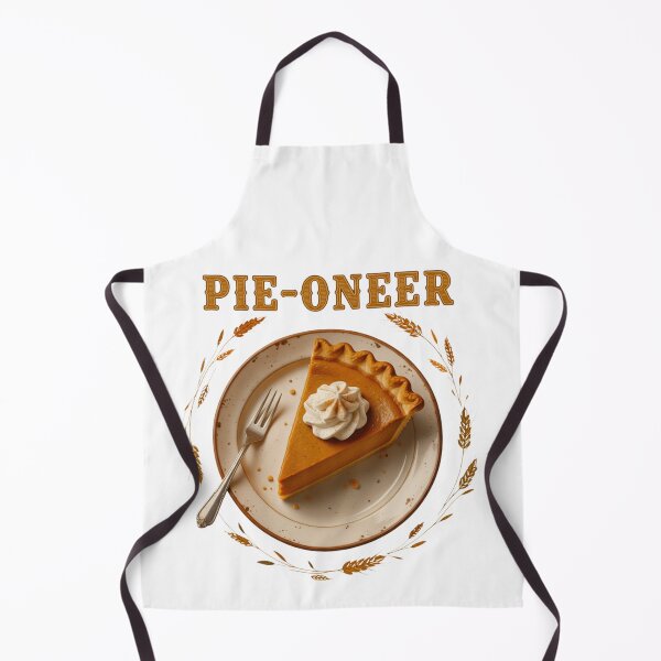 Item preview, Pie-Oneer Pun - Funny Pumpkin Pie Thanksgiving Dessert Art designed and sold by VandalMuse.