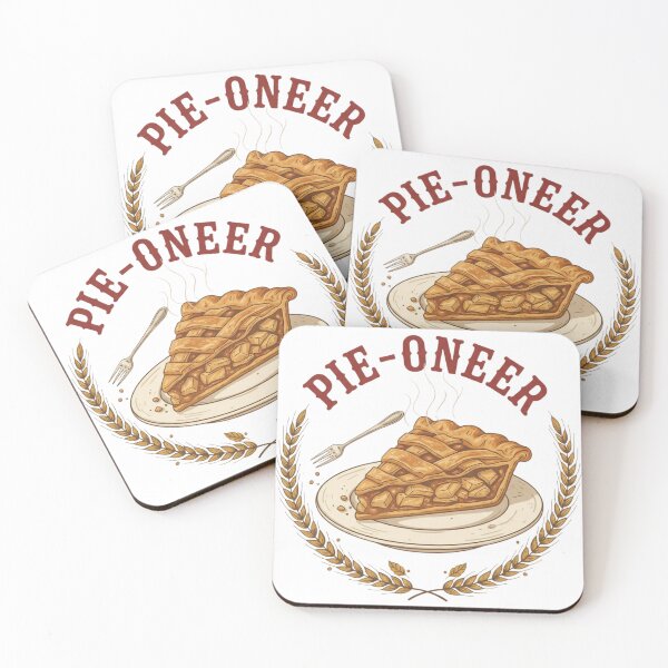 Item preview, Pie-Oneer Pun - Funny Pumpkin Pie Thanksgiving Dessert Art designed and sold by VandalMuse.