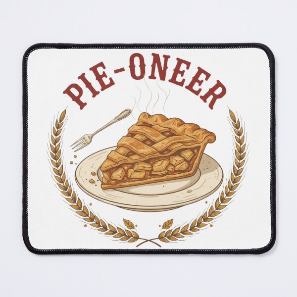 Item preview, Pie-Oneer Pun - Funny Pumpkin Pie Thanksgiving Dessert Art designed and sold by VandalMuse.