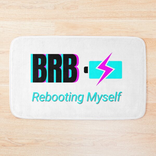 Item preview, BRB, Rebooting Myself – Funny Tech & Relatable Meme designed and sold by ade-datt.