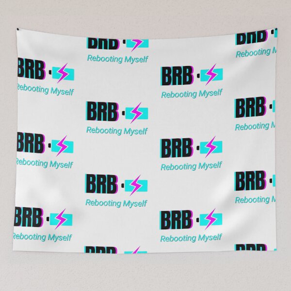 Item preview, BRB, Rebooting Myself – Funny Tech & Relatable Meme designed and sold by ade-datt.