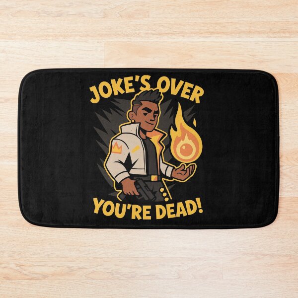 Item preview, Phoenix "JOKE'S OVER, YOU'RE DEAD!" Valorant Duelist Art designed and sold by pixelpopplanet.