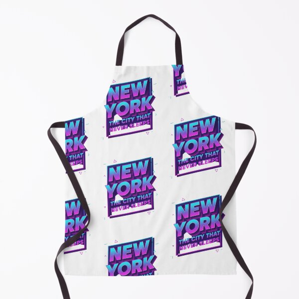 Item preview,  New York Retro Typography – The City That Never Sleeps T-Shirt designed and sold by CuteOasis.