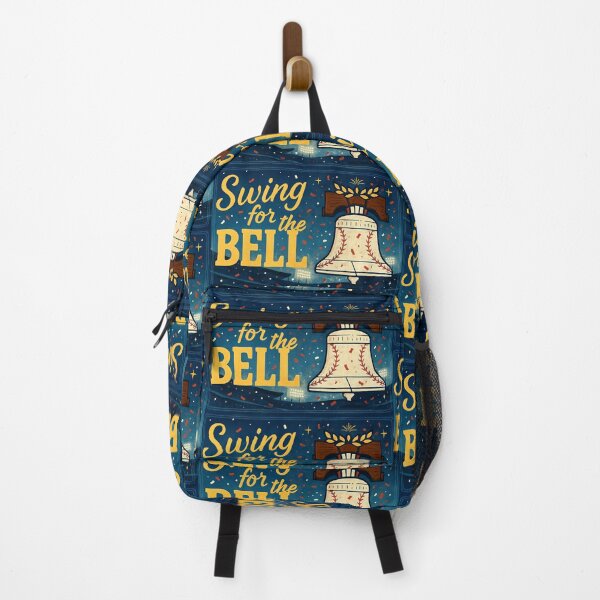 Item preview, Swing for the Bell – Philadelphia Baseball Spirit Design designed and sold by Blaze & Trail Creative.