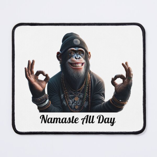 Item preview, Namaste, mono todo el día designed and sold by FumazingThings.