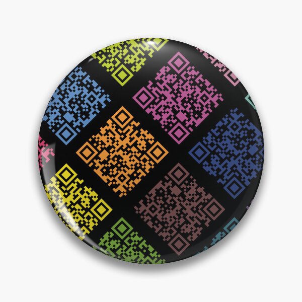 Item preview, Never Gonna Give You Up QR-code pattern designed and sold by knappidesign.