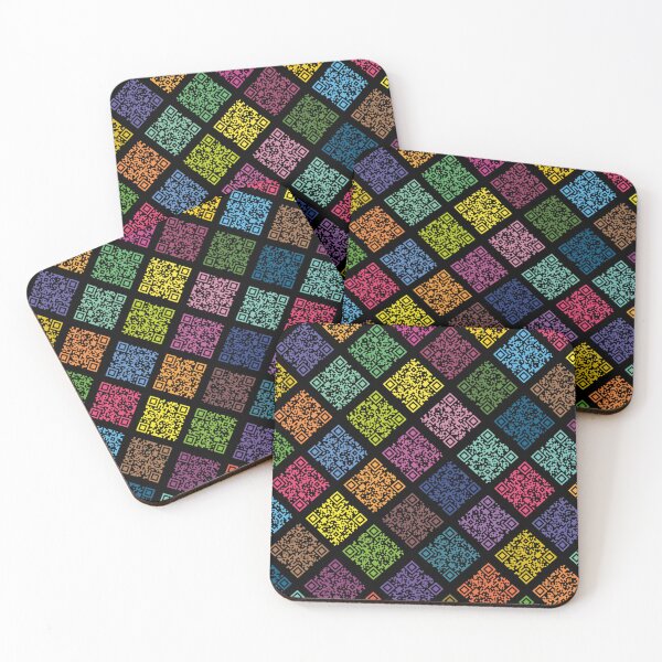 Item preview, Never Gonna Give You Up QR-code pattern designed and sold by knappidesign.
