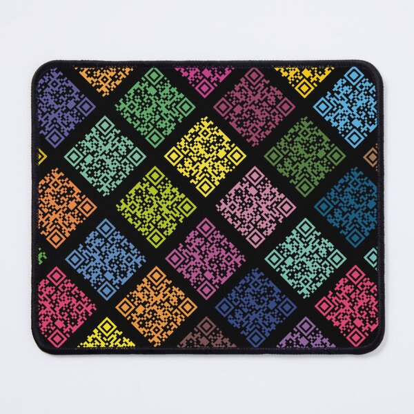 Item preview, Never Gonna Give You Up QR-code pattern designed and sold by knappidesign.