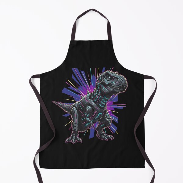 Item preview, Cyberpunk Mecha T-Rex – Futuristic Robotic Dinosaur Art designed and sold by Royalsticker.