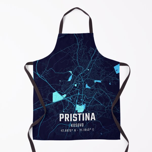 Item preview, Pristina Midnight City Map designed and sold by HomeLivingCo.