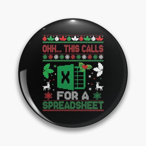 Aperçu de l'œuvre Oh, ça mérite un pull de Noël Excel ! créée et vendue par BaidenNeta.