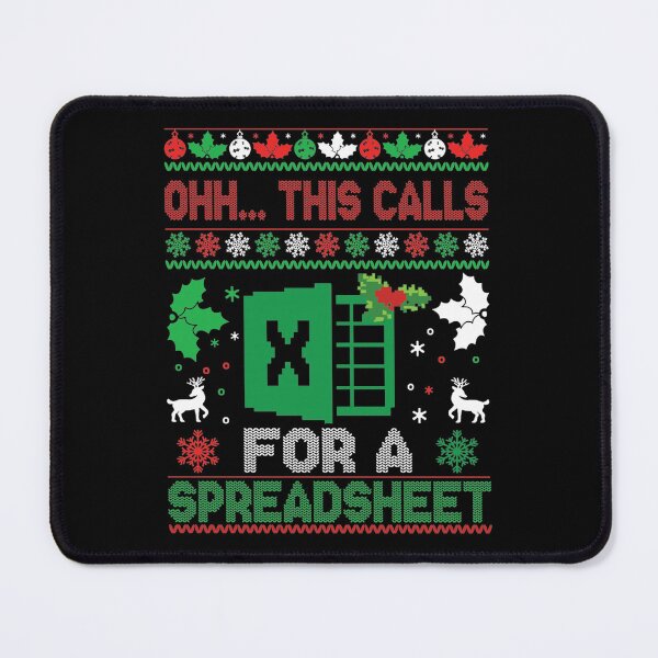 Aperçu de l'œuvre Oh, ça mérite un pull de Noël Excel ! créée et vendue par BaidenNeta.