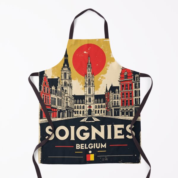 Item preview, Soignies Belgium 1950s Vintage Travel Tourism designed and sold by TravelersGems.