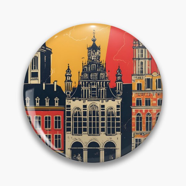 Item preview, Ninove Belgium 1950s Vintage Travel Tourism designed and sold by TravelersGems.