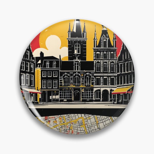 Item preview, Oudenaarde Belgium 1950s Vintage Travel Tourism designed and sold by TravelersGems.