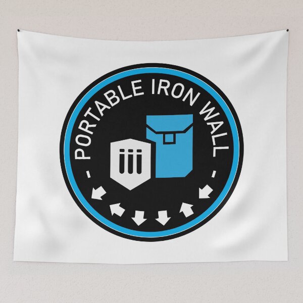Item preview, Iron Wall Portable Blue designed and sold by biancaslowerty.