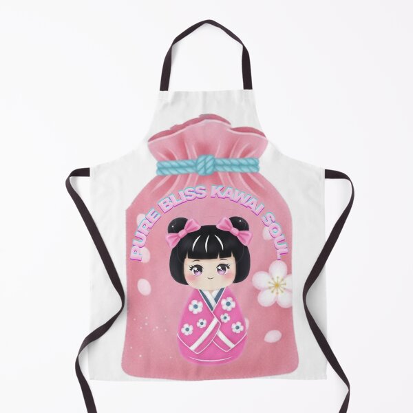 Item preview, Kawaii Kokeshi Doll: A "Protect Your Gentleness" Good Luck Charm designed and sold by TheGoodOne1.